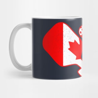 Pickleball Canada Flag Mug